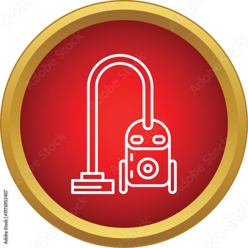 Vacuum cleaner device representing housework and domestic hygiene