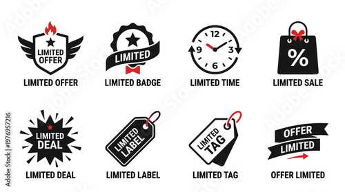 Best Seller Icons – Top, Trending, Hot, Featured & Popular Badges for Products