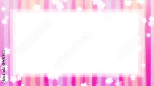 Cherry Blossom Petal Frame Loop