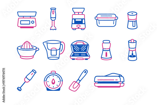 Simple filter mill generation citrus icon image spatula grinder vector frother coffee