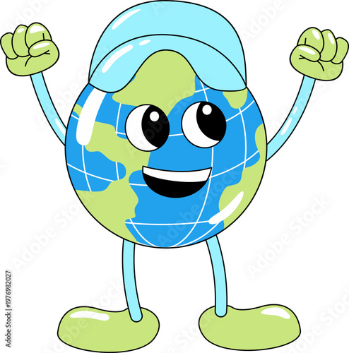 Earth Character Illustration