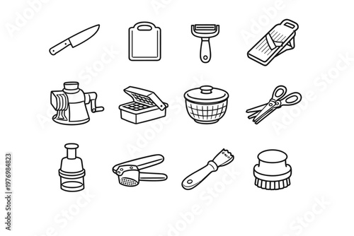 Generation cleaner mandoline image device vegetable icon simple knife vector cutting spinner