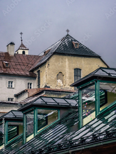 Werfen Abbey in Mist