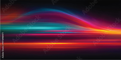 Canvas-taulu Abstract colorful background design featuring a vibrant rainbow of blue and purp