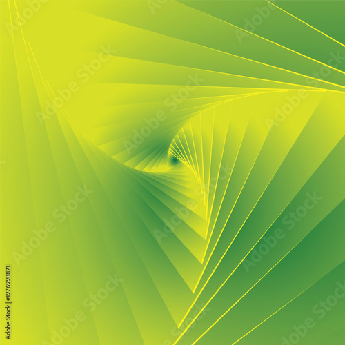 Elegant abstract hexagon fractal composition. Futuristic style card