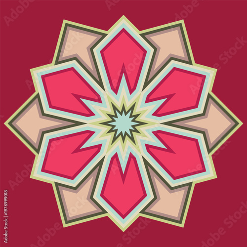 Monochrome colors fractal flower backdrop. Futuristic style card