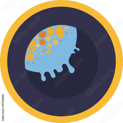 A glowing golden ore icon indicating rich deposits ready for extraction.