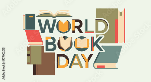 World Book Day celebration graphic design.