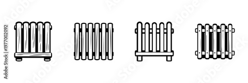 Wooden Fence Designs In Hand Drawn Style Set. Rustic Outdoor Barrier, Garden Enclosure, Privacy Screen Doodle Sketch Collection. Decorative Landscaping Elements. Isolated Vector Illustration