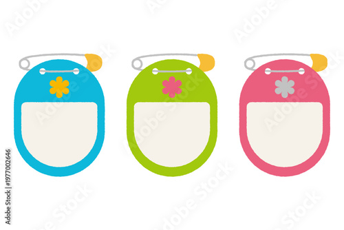 保育園・幼稚園向け 名札イラストセット