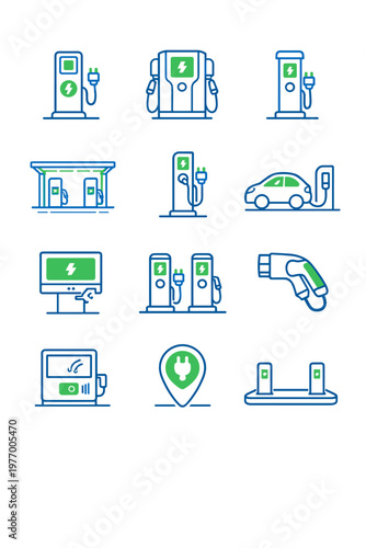Icon pillar station generation kiosk post vector charging image base simple panel