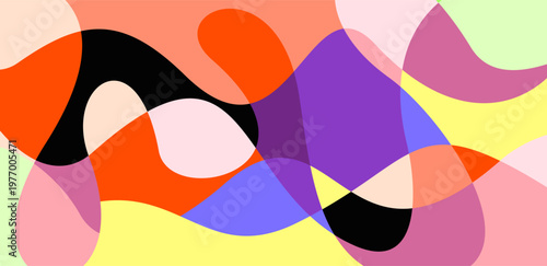 
Colorful Abstract Background with Dynamic Curved Lines suitable for posters, creative layouts, and digital artwork