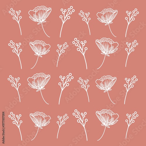 pattern, flower, floral, seamless, wallpaper, vector, design, decoration, illustration, vintage, texture, nature, art, leaf, ornament, plant