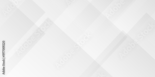 Abstract overlap white and gray color technology concept geometric line. vector background lines geomatics retro pattern of triangle shapes. White triangular backdrop texture background.
