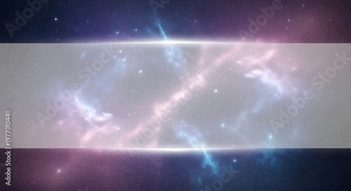 Abstract Cosmic Background with Glowing Light and Space Texture.