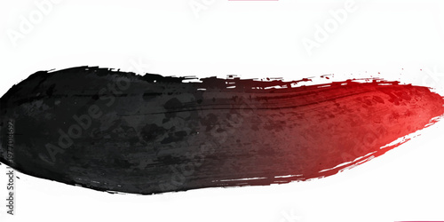 A grunge black and white paint texture with a red wine liquid splash and watercolor ink splatters on wet glass.