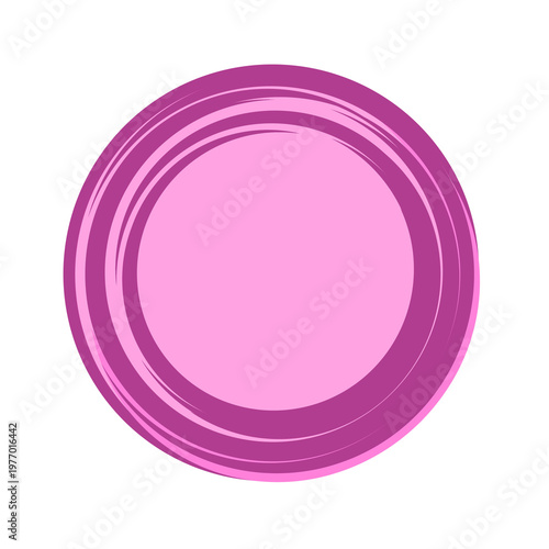 Circular gradient frame with smooth pink and purple double border on white background, perfect for design overlays, branding elements, or modern UI accents.