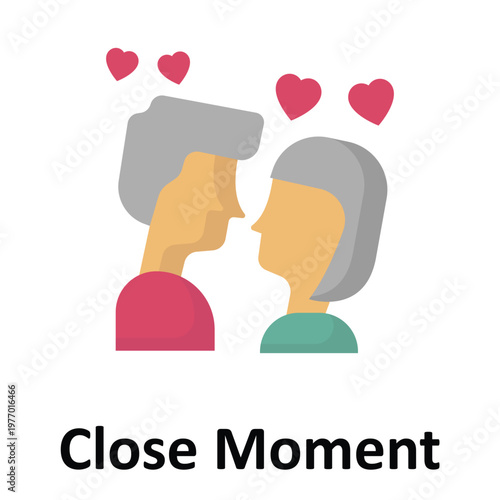 Close Moment Vector icon which can easily modify or edit