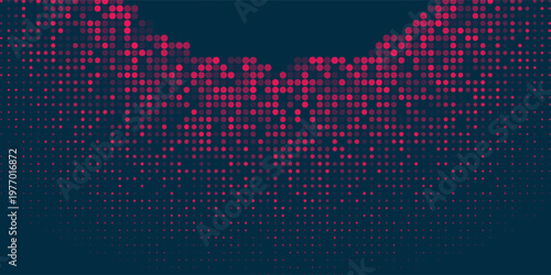 Orange dot halftone color pattern gradient texture with tech digital background. Dots pop art comic with modern summer background art.eps,10