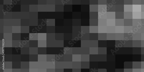 A grayscale abstract composition featuring a grid of varying dark and light squares creating a pixelated effect high-quality professional detailed