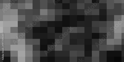 A grayscale abstract composition featuring a grid of varying dark and light squares creating a pixelated effect high-quality professional detailed