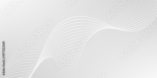 White and gray abstract backround with flowing lines pattern, vector illustration.eps,10