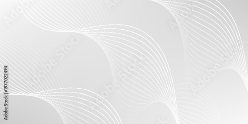 White and gray abstract backround with flowing lines pattern, vector illustration.eps,10