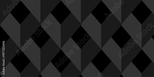 Illustration squares seamless geometric pattern with cubic shapes. Abstract geometric triangle background mosaic wallpaper.