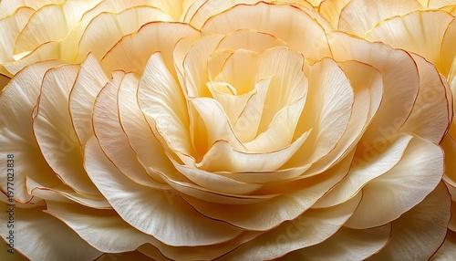 Delicate Petals Unfolding in a Beautiful Floral Arrangement, Ethereal Artwork with Blossom Texture