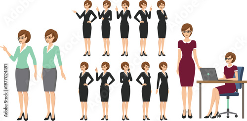 Film Production Icon Set with Camera Clapperboard and Movie Reel Symbols for Cinema Video Recording and Media Industry Vector Illustration