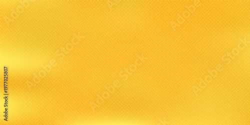 Yellow Retro Halftone Paper Texture with Gritty Vintage Grain and Dot Pattern. Vector Illustration