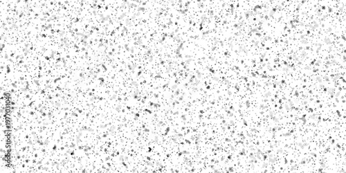 Black and white interior cement concrete terrazzo rock surface design. Overlay abstract quartz rock smooth wall concrete polished terrazzo mosaic endless flooring grunge pavement ceramic texture.