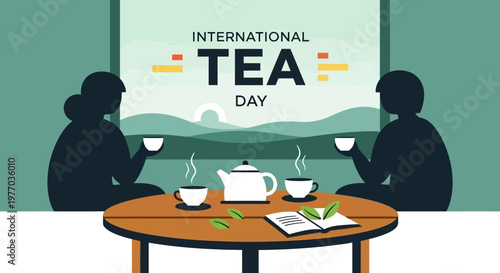 International Tea Day celebration with friends.
