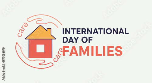 International Day of Families logo design.