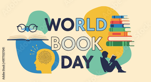 World Book Day Literacy Celebration Logo.
