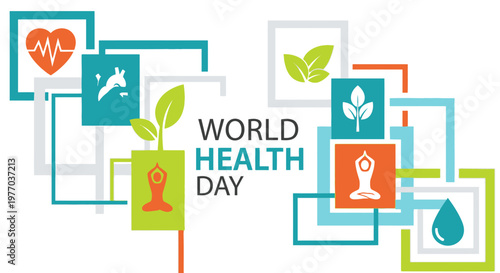 World Health Day awareness campaign logo.