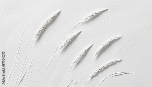 Elegant Serene White Texture Featuring Grass Patterns for Stunning Backgrounds and Wedding Projects