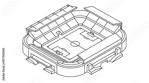 Isometric line drawing of a hard protective storage case.
