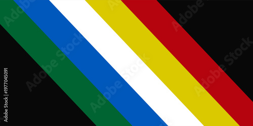 July Is Disability Pride Month. Disability flag and light. Suitable for posters, banners, social media and more. Black background.