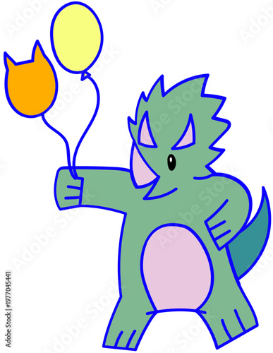 트리케라톱스 공룡 