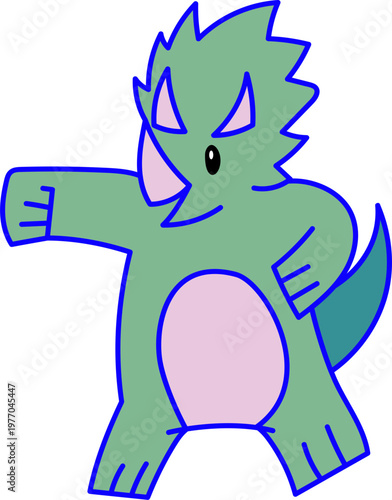 트리케라톱스 공룡 