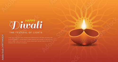 happy diwali the festival of lights wishes wallpaper