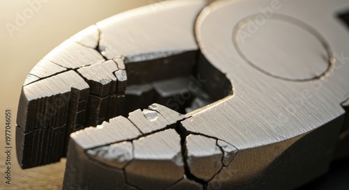 Broken Pliers - A Close-Up View of Damage.