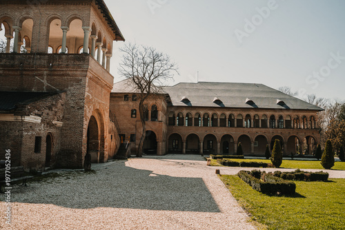 Photos Historic courtyard with elegant arcades and traditional Romanian architecture