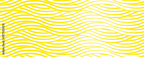 Yellow and white pasta background, abstract geometric pattern of spaghetti. modern illustration.eps,10