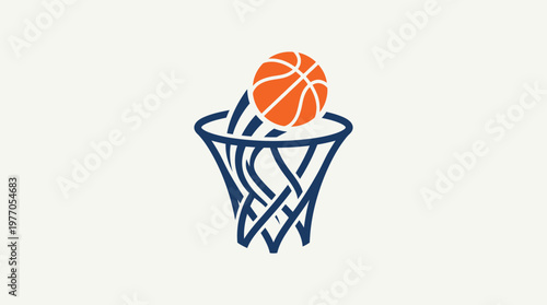 Basketball Hoop and Ball - Dynamic Shot