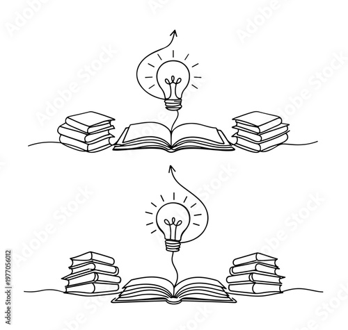 Books' first pages: a one-line illustration of the idea of minimalist education