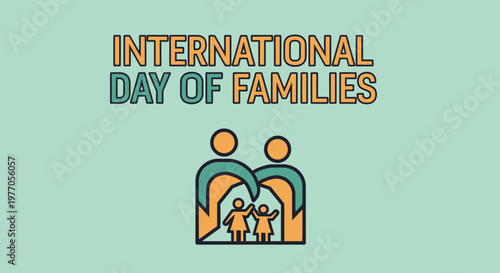 International Day of Families celebration logo.