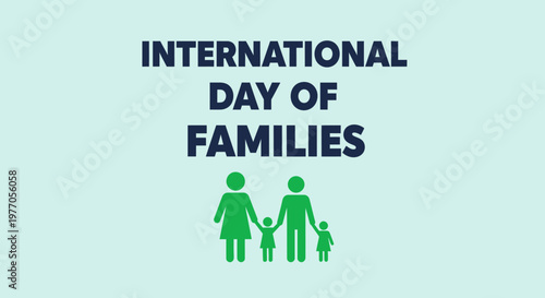 International Day of Families celebration logo.