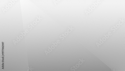 Abstract white wave straight lines sorted on gray gradient background, Vector illustration